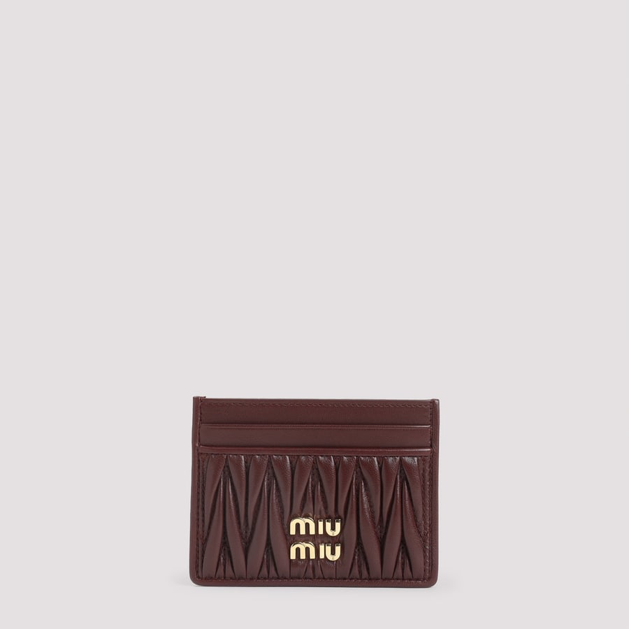 Miu Miu Miu Miu Lamb Leather Cardholder