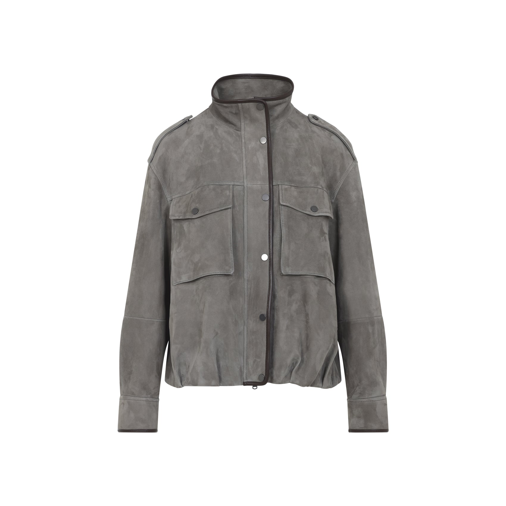 Brunello Cucinelli Brunello Cucinelli Suede Jacket, view 2