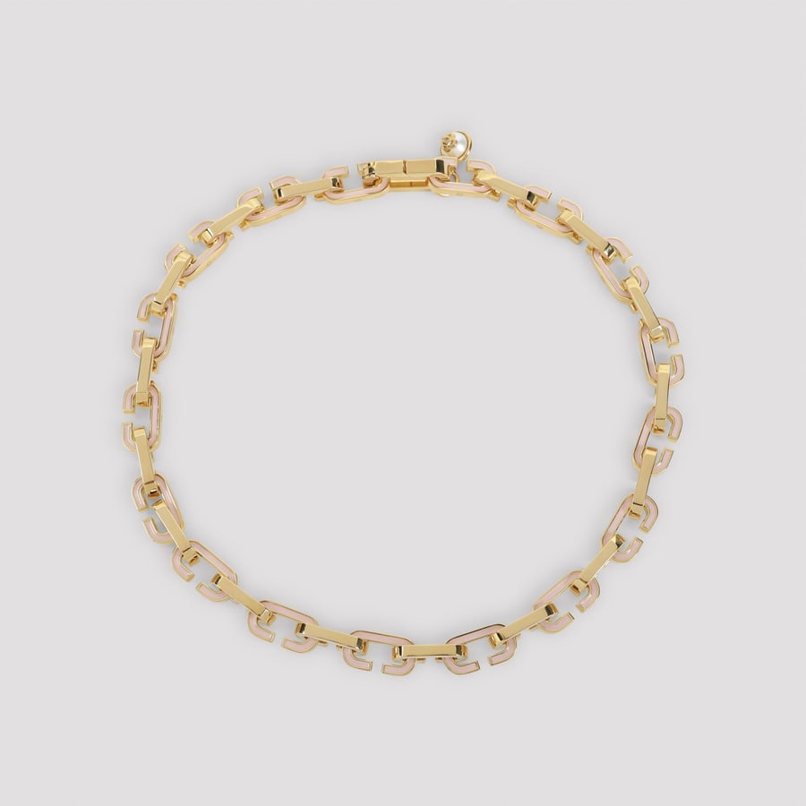 CASABLANCA Casablanca Enamel C Link Necklace, view 4