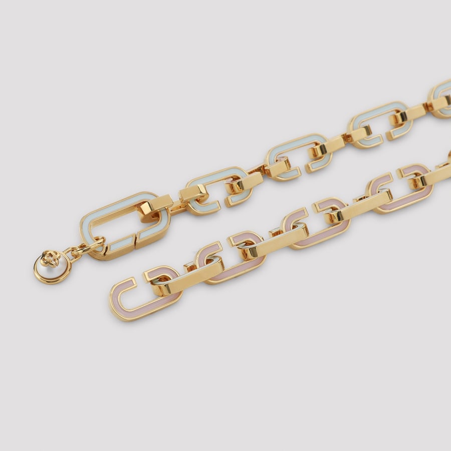 CASABLANCA Casablanca Enamel C Link Necklace, view 5