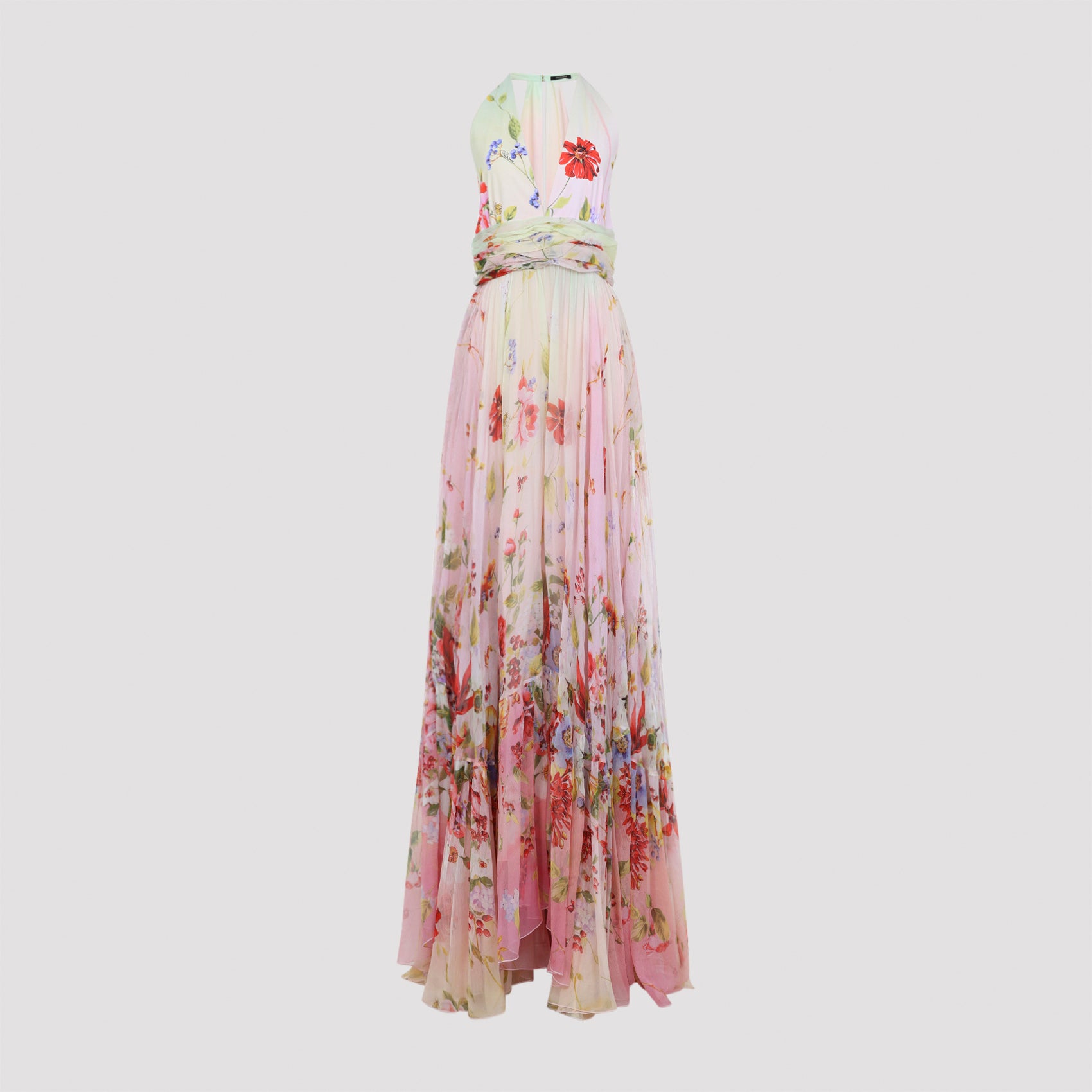 ROBERTO CAVALLI Roberto Cavalli Miami Flowers Long Dress