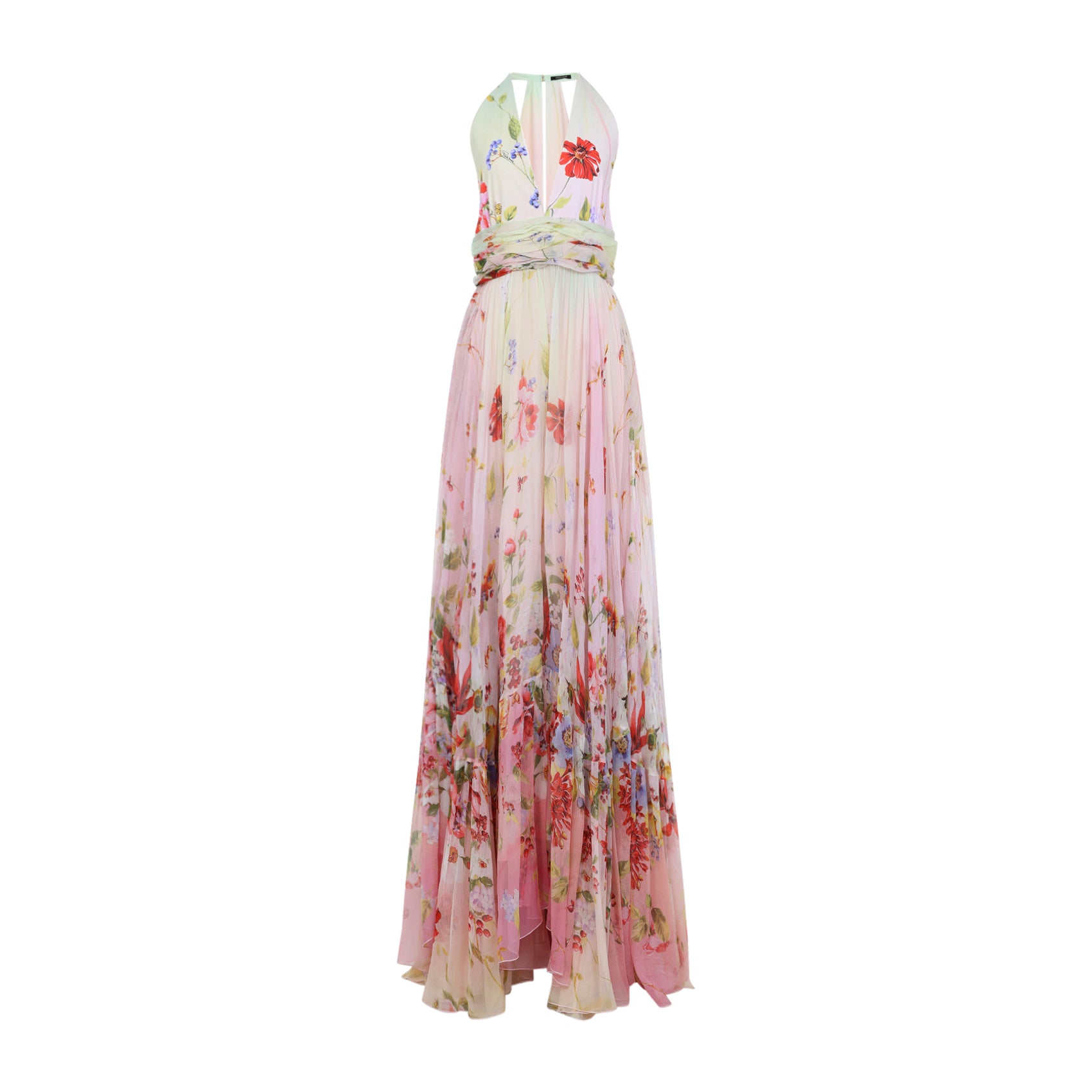 ROBERTO CAVALLI Roberto Cavalli Miami Flowers Long Dress, view 2
