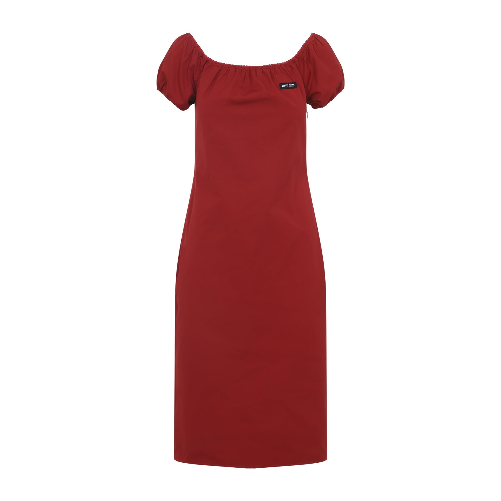 Miu Miu Miu Miu Cotton Midi Dress, view 2