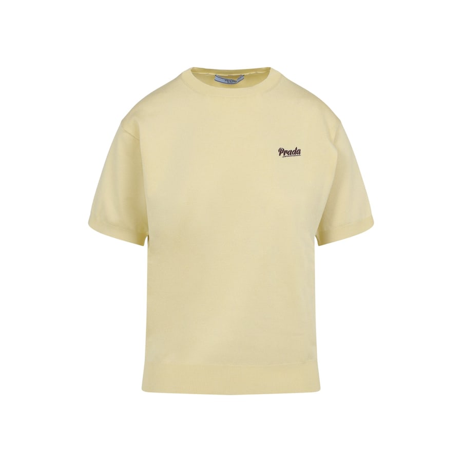 Prada Prada Recycled Silk T-shirt, view 2