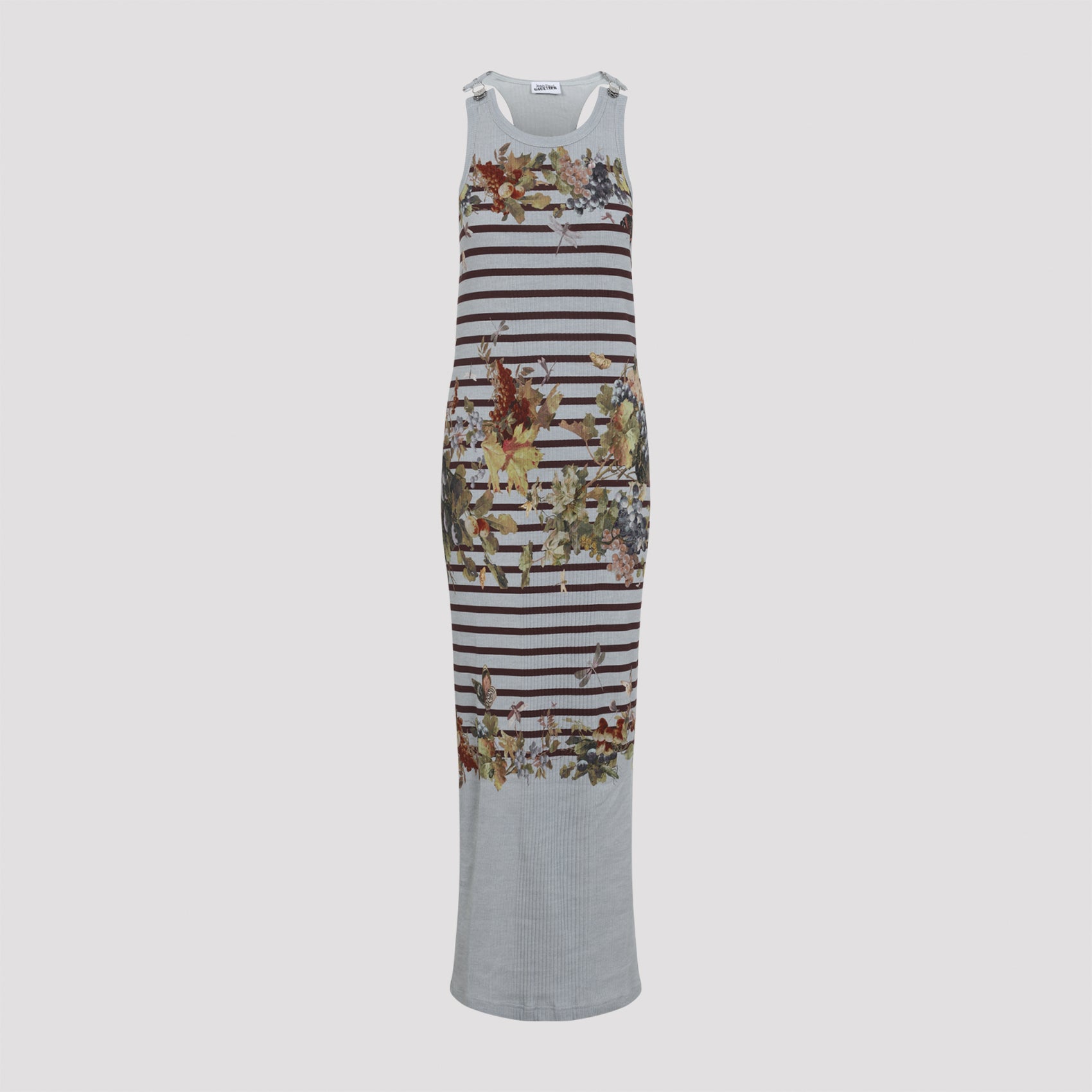 JEAN PAUL GAULTIER Jean Paul Gaultier Mariniere Grape Long Dress
