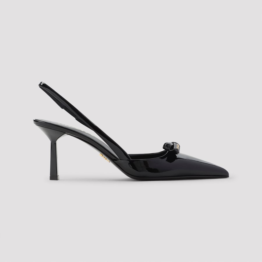 Prada Prada Calf Leather Pumps, view 3