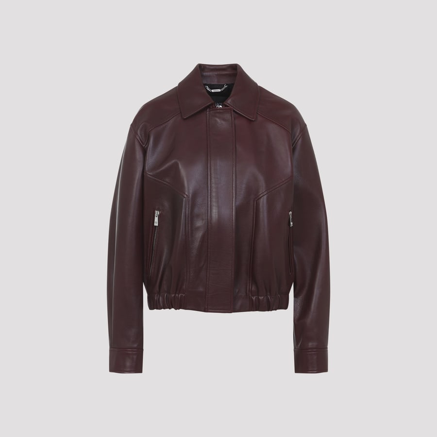 Versace Versace Bufalo Leather Blouson
