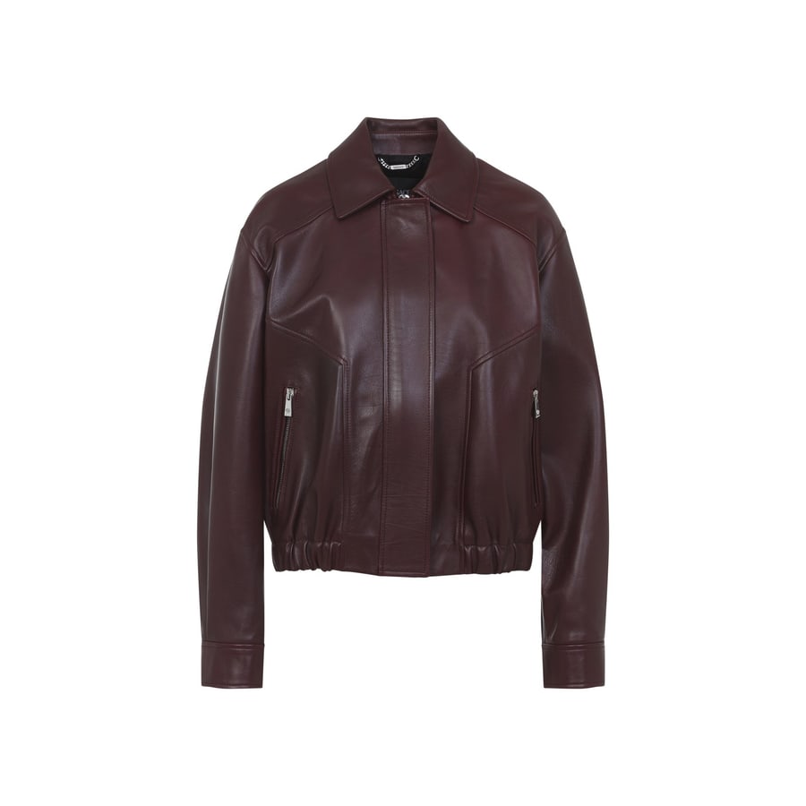 Versace Versace Bufalo Leather Blouson, view 2