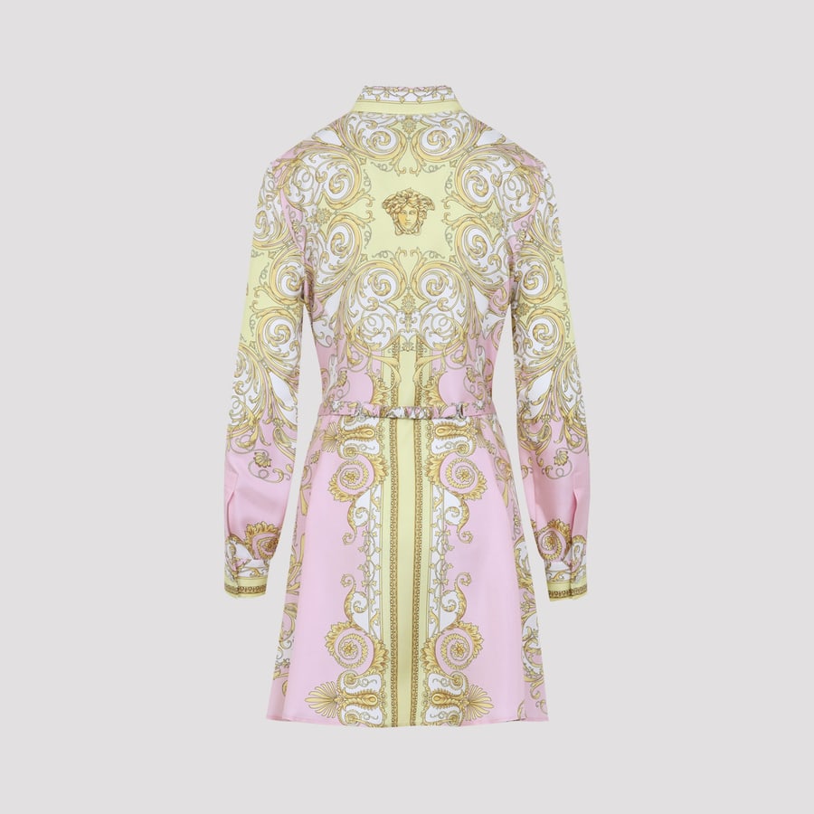 Versace Versace Silk Mini Dress, view 4