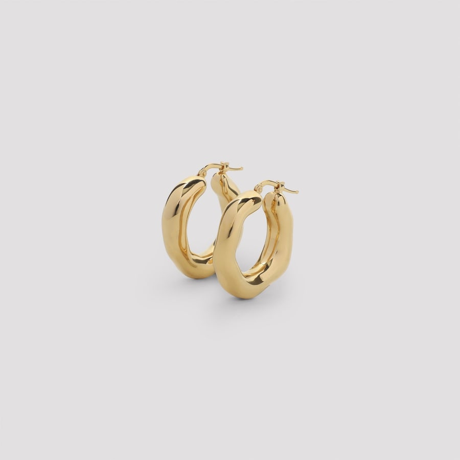 Jil Sander Jil Sander Brass Earrings, view 4