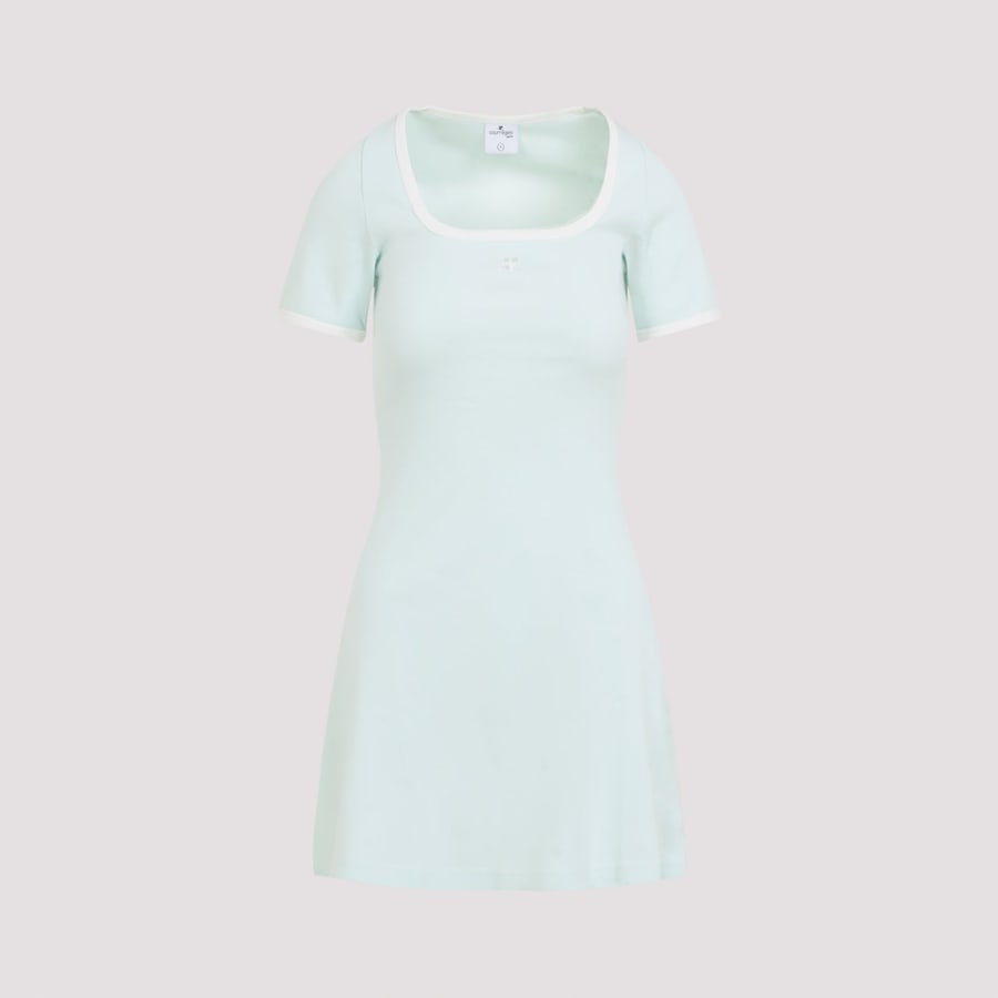 COURREGES Courreges Contrast Dress, view 3