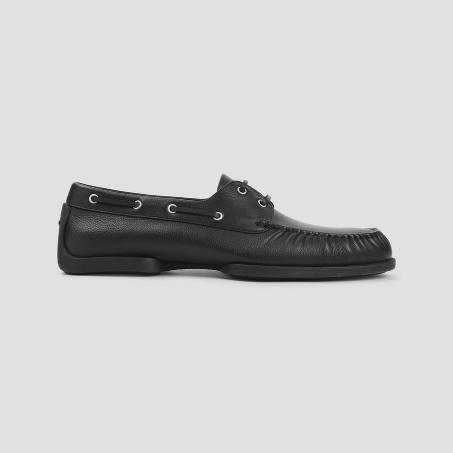 Jil Sander Jil Sander Calf Leather Loafers, view 3