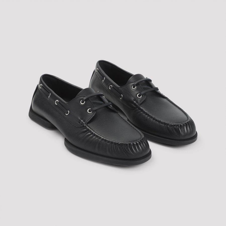 Jil Sander Jil Sander Calf Leather Loafers, view 5