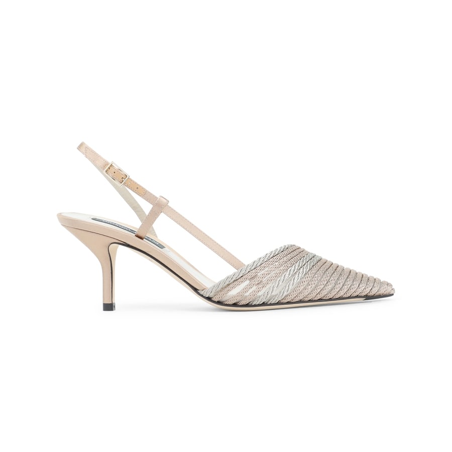 Giorgio Armani Giorgio Armani Satin Slingback, view 2