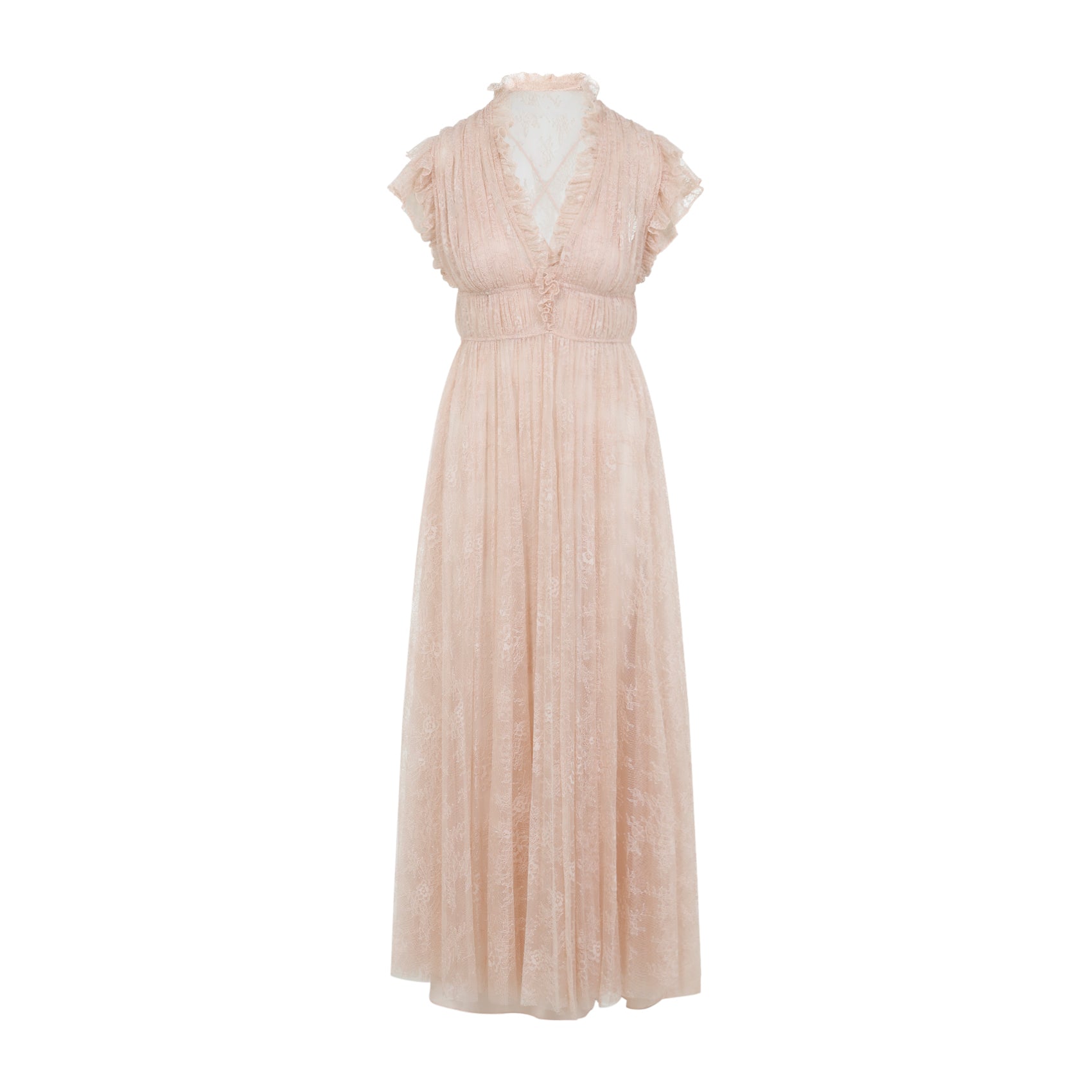 ALBERTA FERRETTI Alberta Ferretti Lace Long Dress, view 2