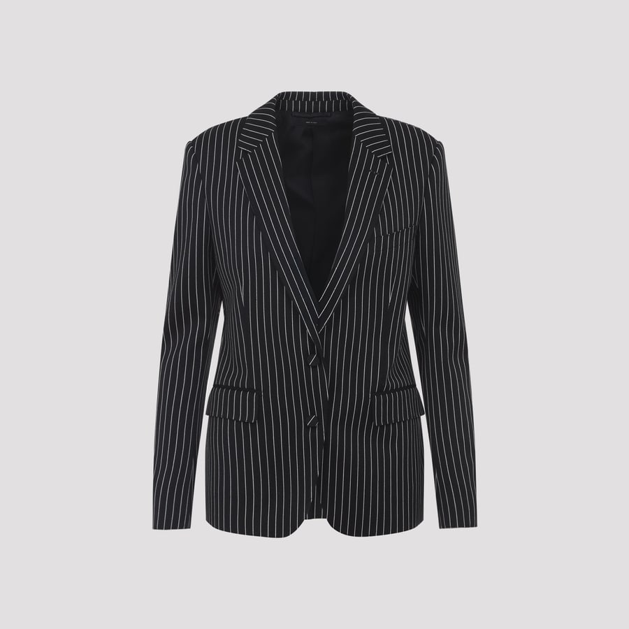 Tom Ford Tom Ford Striped Wool Barathea Jacket
