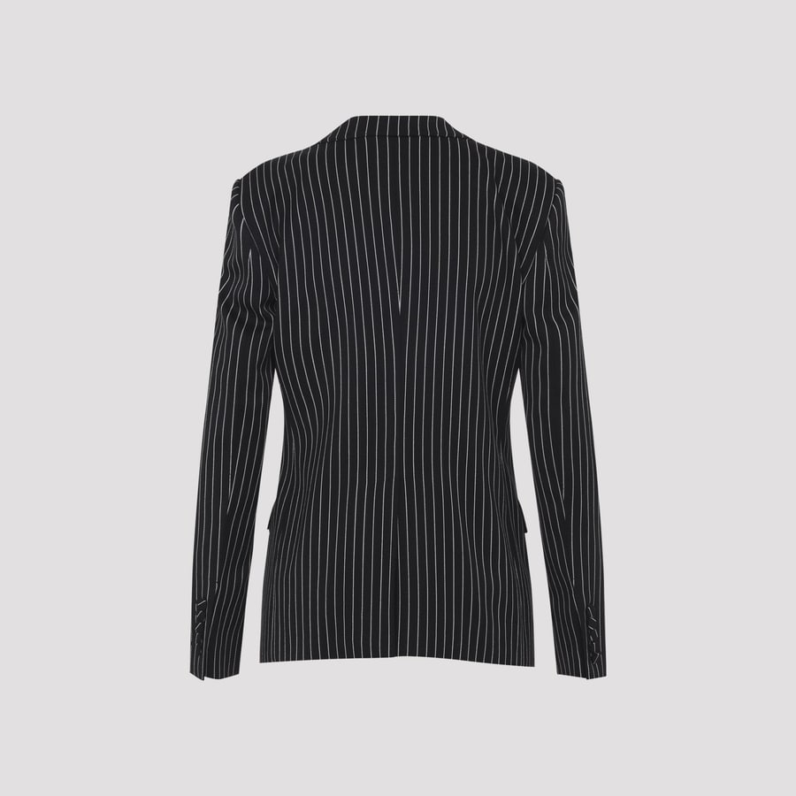 Tom Ford Tom Ford Striped Wool Barathea Jacket, view 4