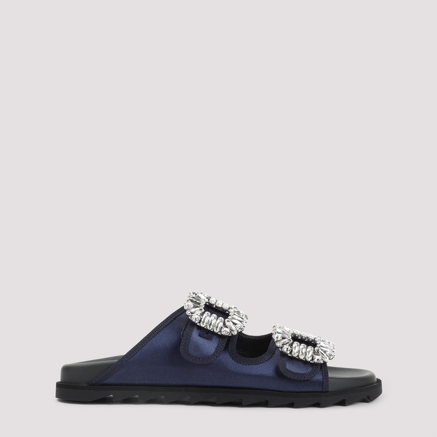 Roger Vivier Roger Vivier Slidy Strass Bord Gros Mules