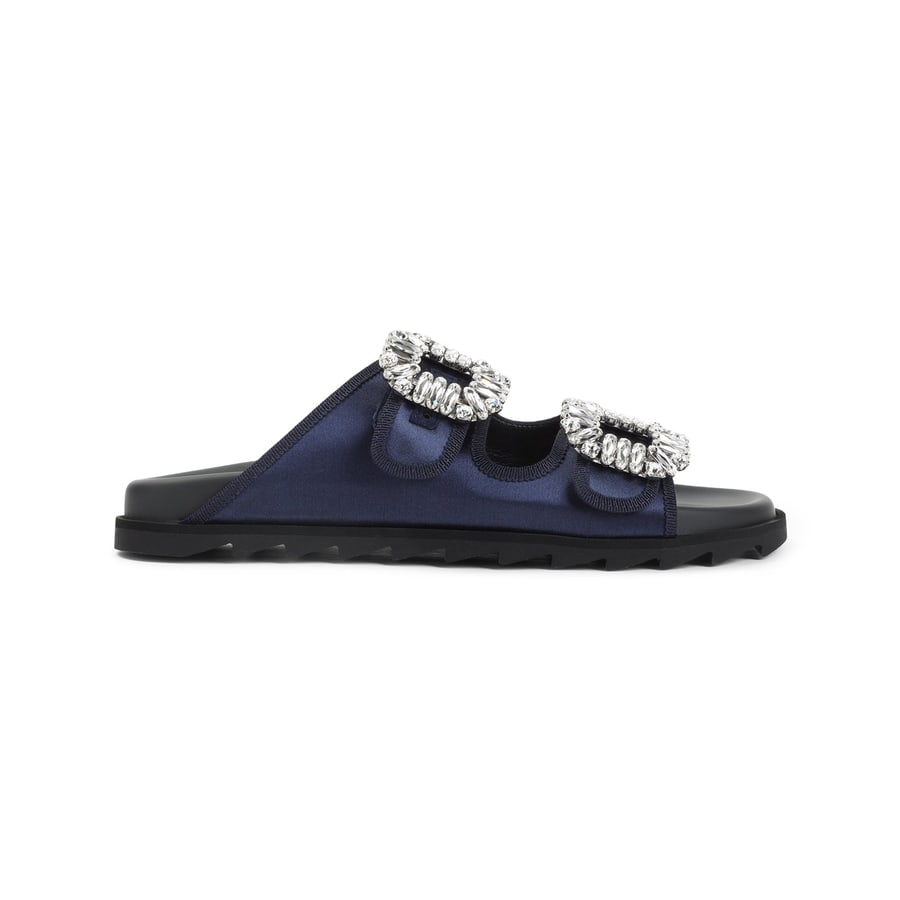 Roger Vivier Roger Vivier Slidy Strass Bord Gros Mules, view 2