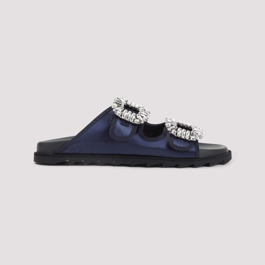 Roger Vivier Roger Vivier Slidy Strass Bord Gros Mules, view 3