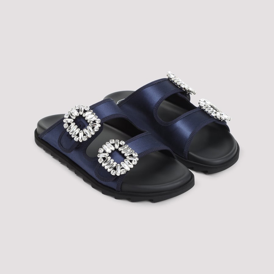 Roger Vivier Roger Vivier Slidy Strass Bord Gros Mules, view 5