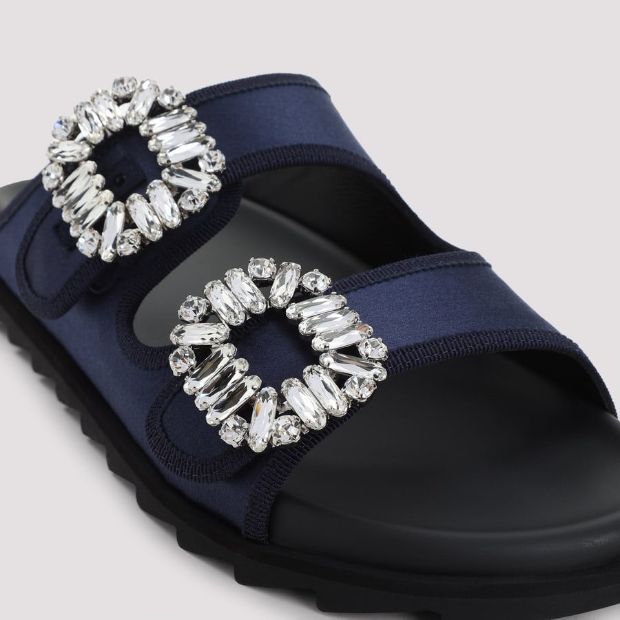 Roger Vivier Roger Vivier Slidy Strass Bord Gros Mules, view 6