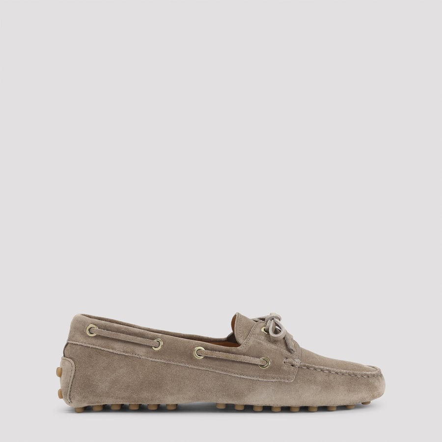 Tod's Tod`s Suede Leather Loafers