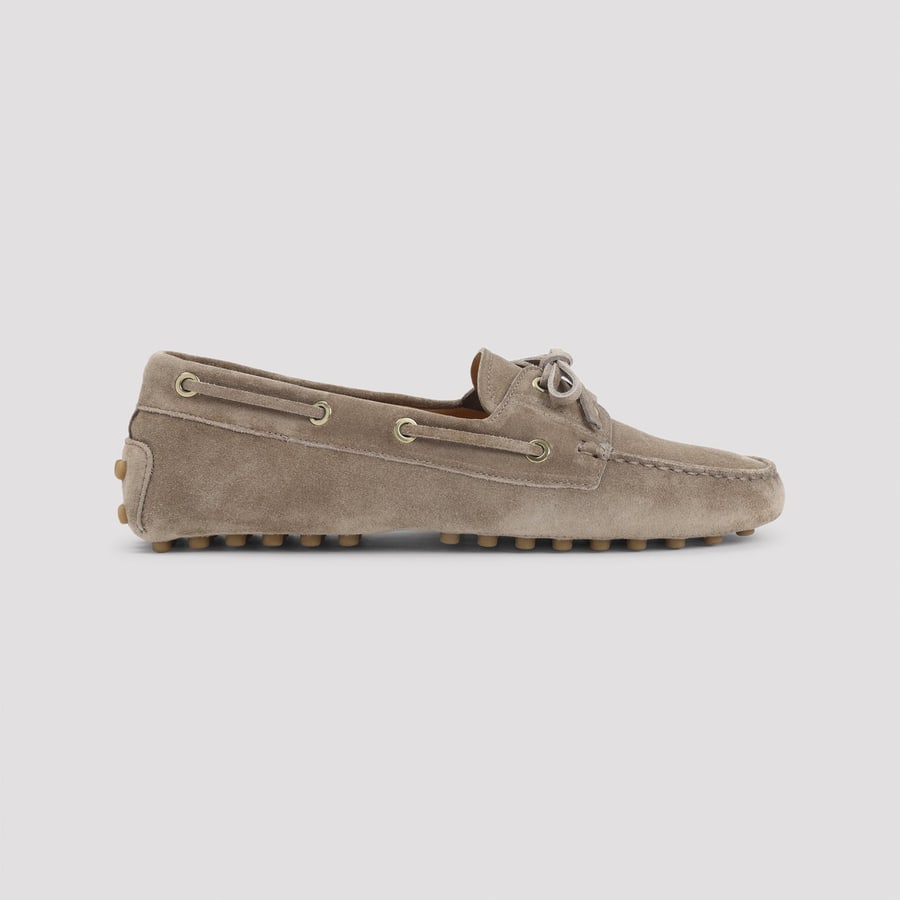 Tod's Tod`s Suede Leather Loafers, view 3