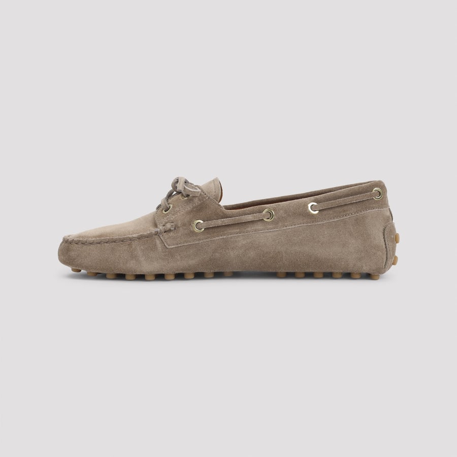 Tod's Tod`s Suede Leather Loafers, view 4