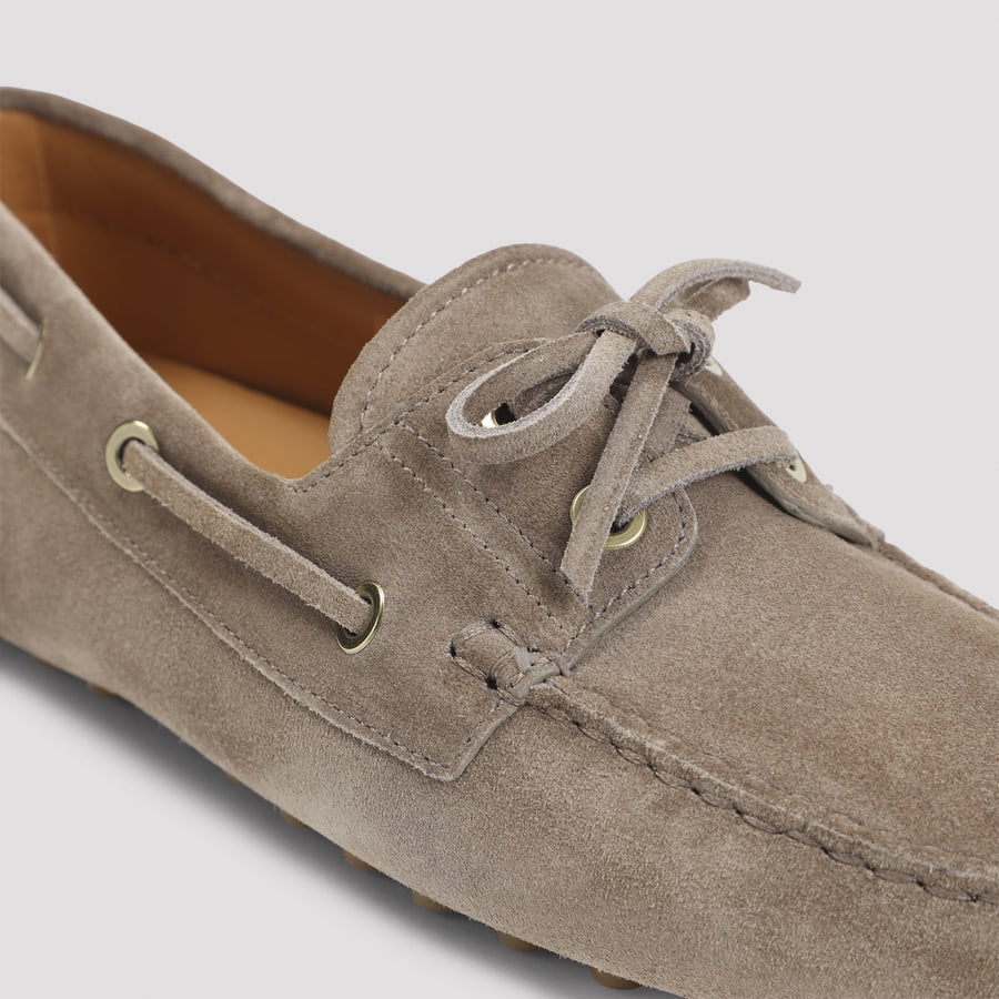 Tod's Tod`s Suede Leather Loafers, view 6