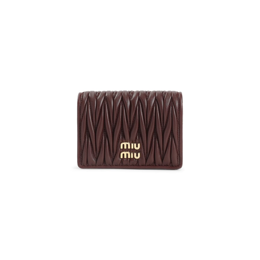 Miu Miu Miu Miu Lamb Leather Wallet, view 2
