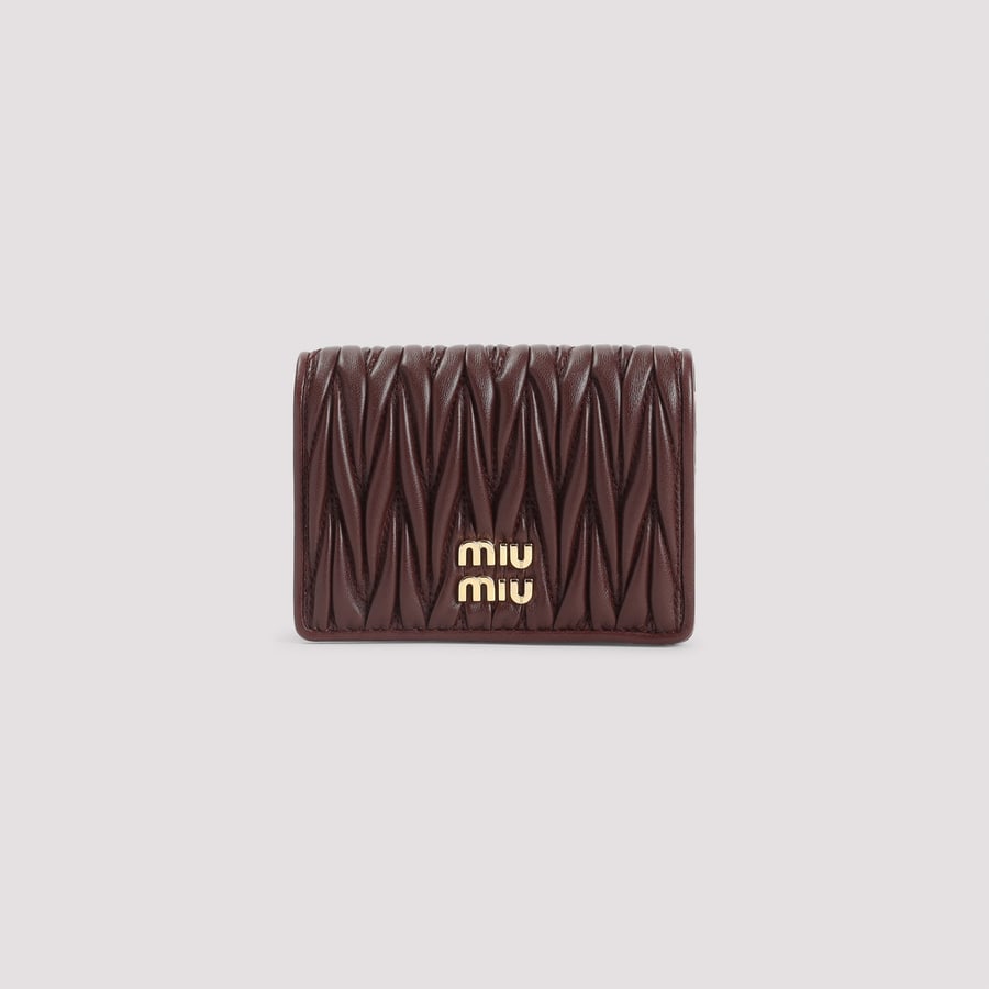 Miu Miu Miu Miu Lamb Leather Wallet, view 3