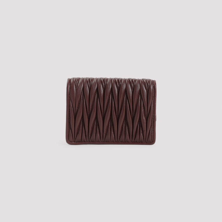 Miu Miu Miu Miu Lamb Leather Wallet, view 4