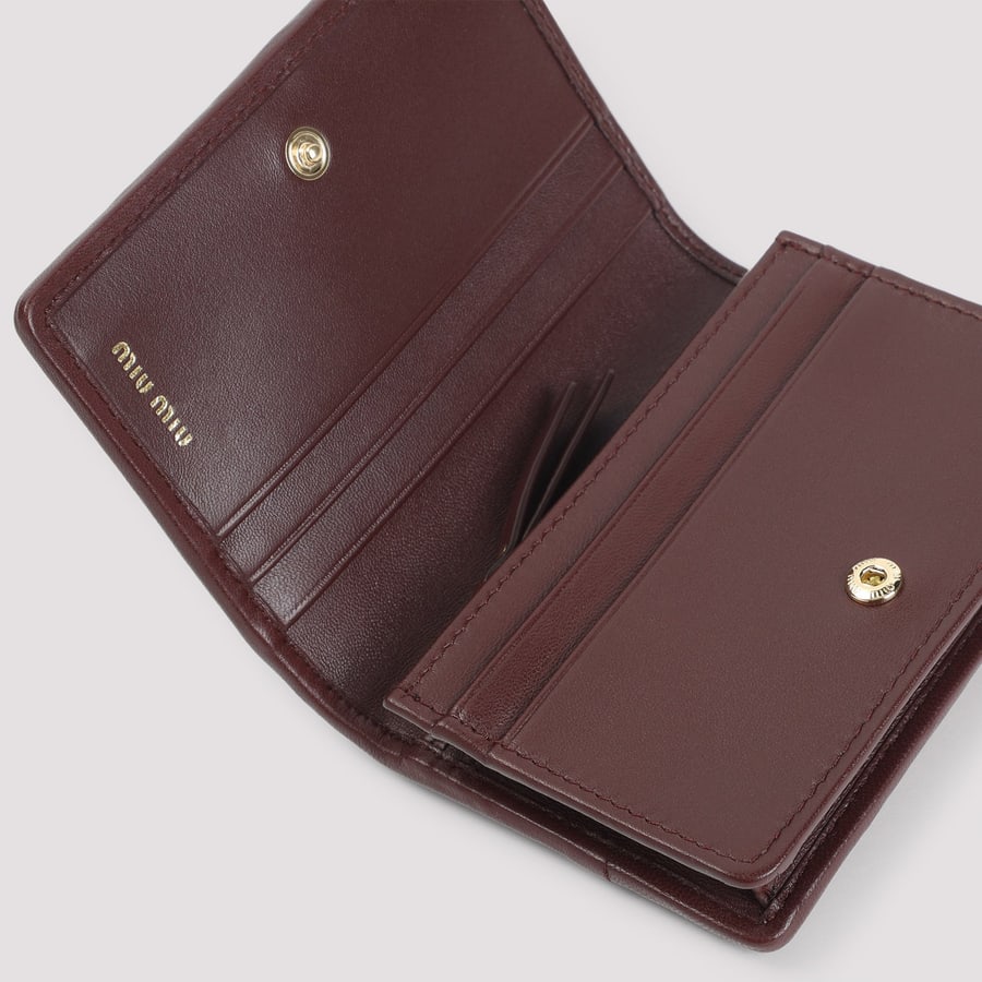 Miu Miu Miu Miu Lamb Leather Wallet, view 5