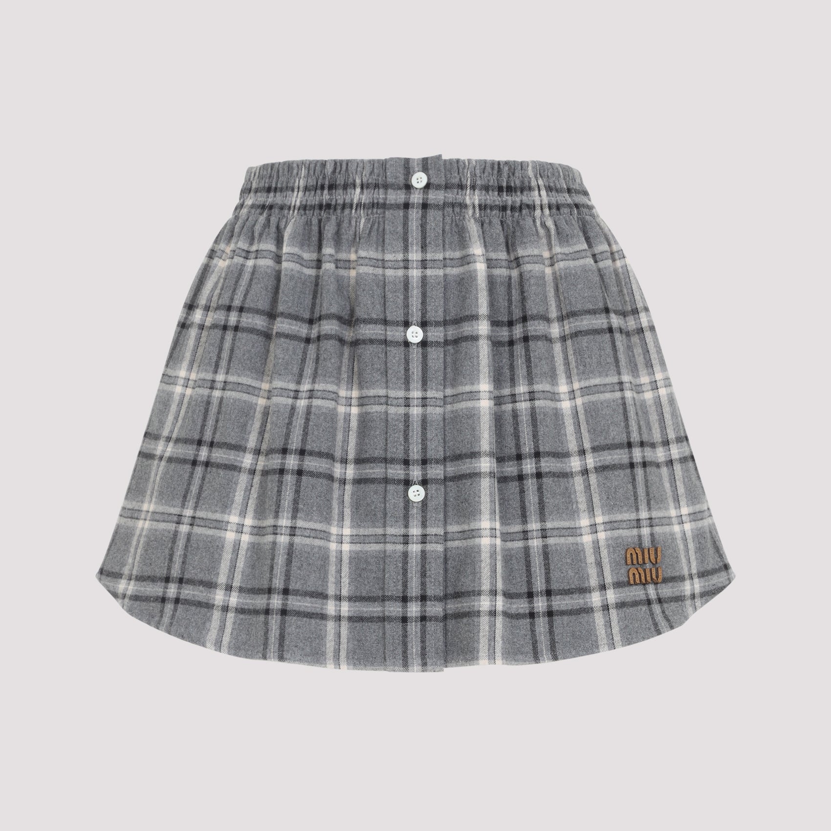 Miu Miu Miu Miu Cotton Midi Skirt
