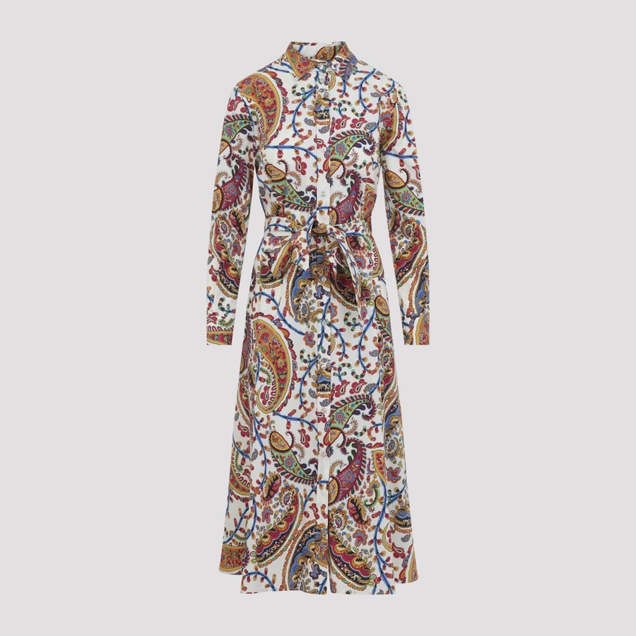 Etro Etro Belted Midi Dress, view 3