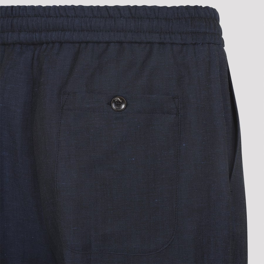 Etro Etro Wool and Linen Pants, view 6