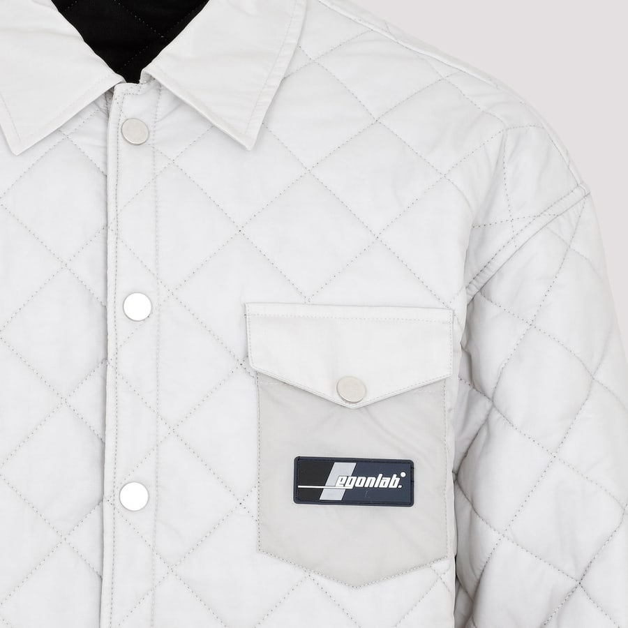 EGONLAB Egonlab Quilted Shirt, view 6