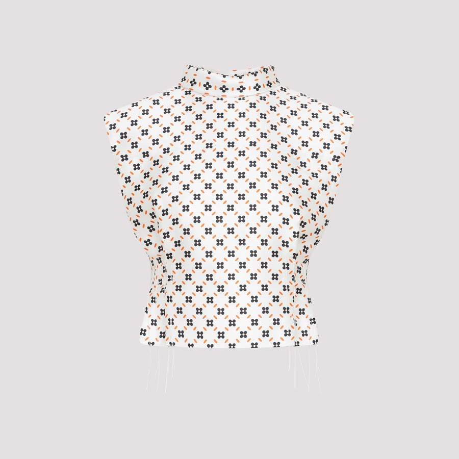 LANVIN Lanvin Cropped Sleeveless Top, view 3