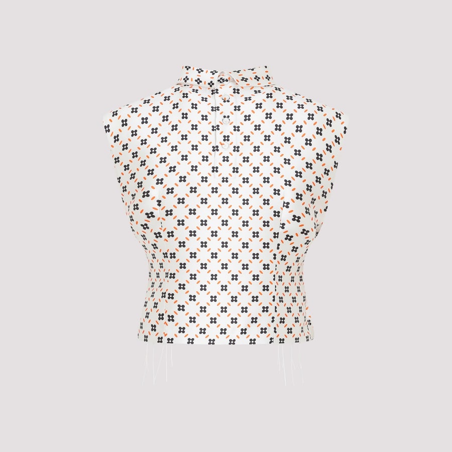 LANVIN Lanvin Cropped Sleeveless Top, view 4