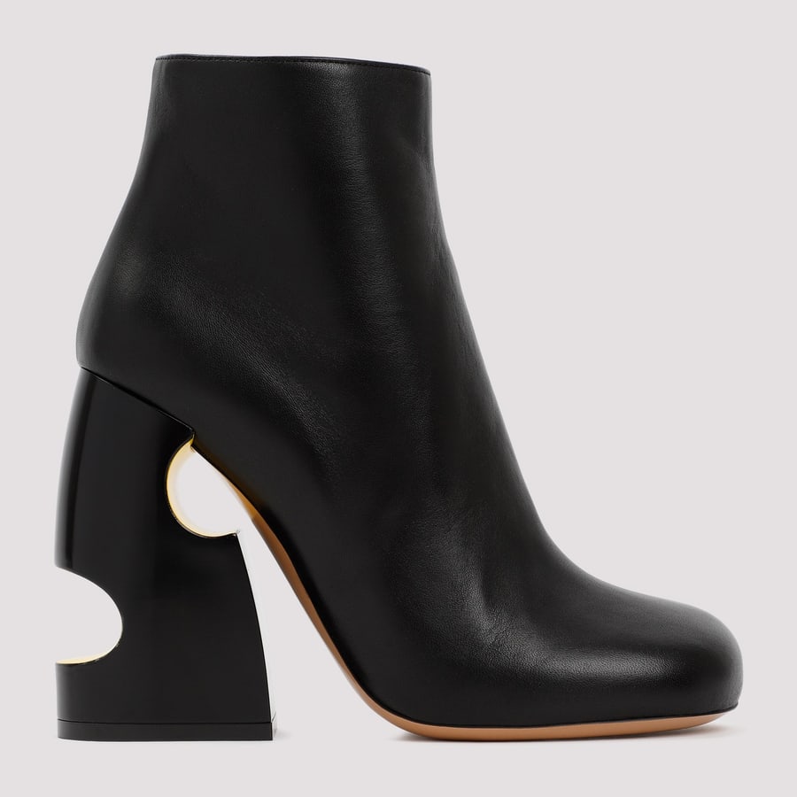 Off-White Off White Pop Bulky Nappa Ankle Boot, view 3
