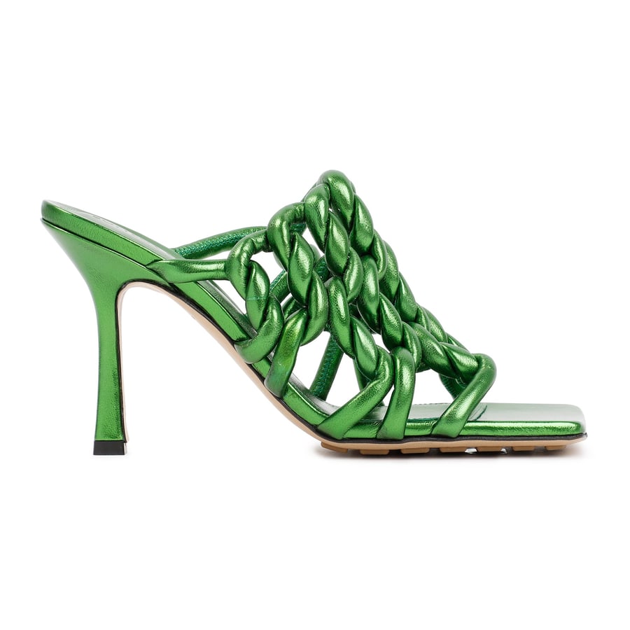 Bottega Veneta Bottega Veneta Stretch Mule Sandals, view 2