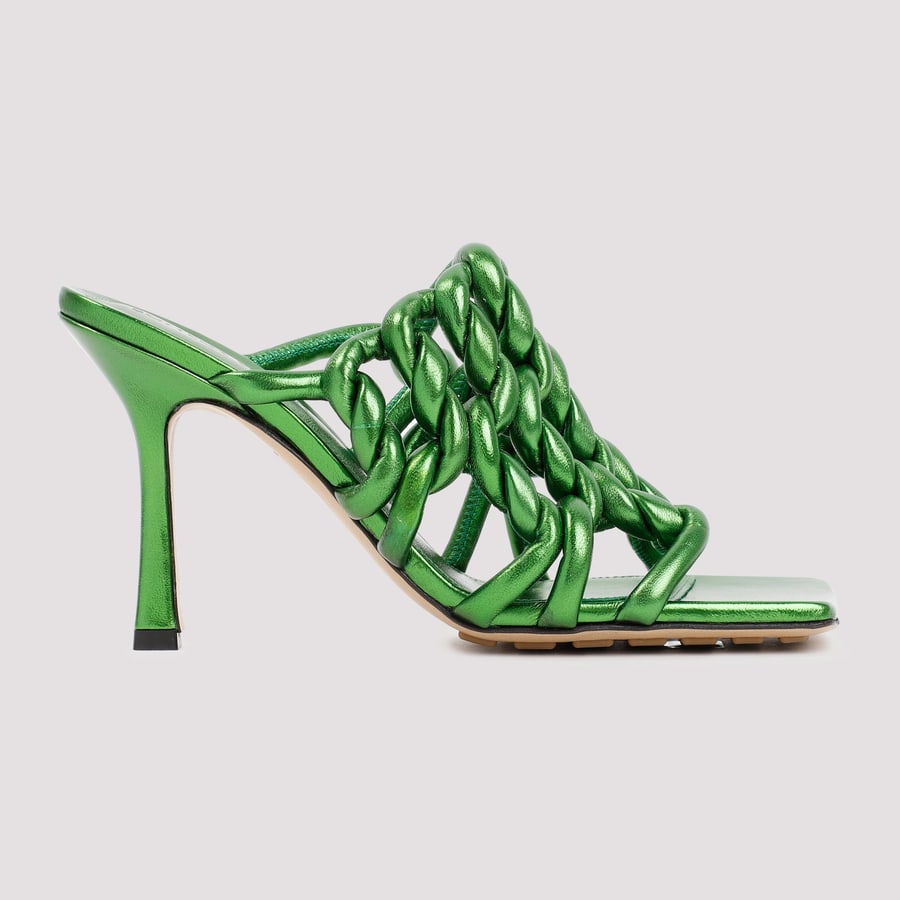 Bottega Veneta Bottega Veneta Stretch Mule Sandals, view 3