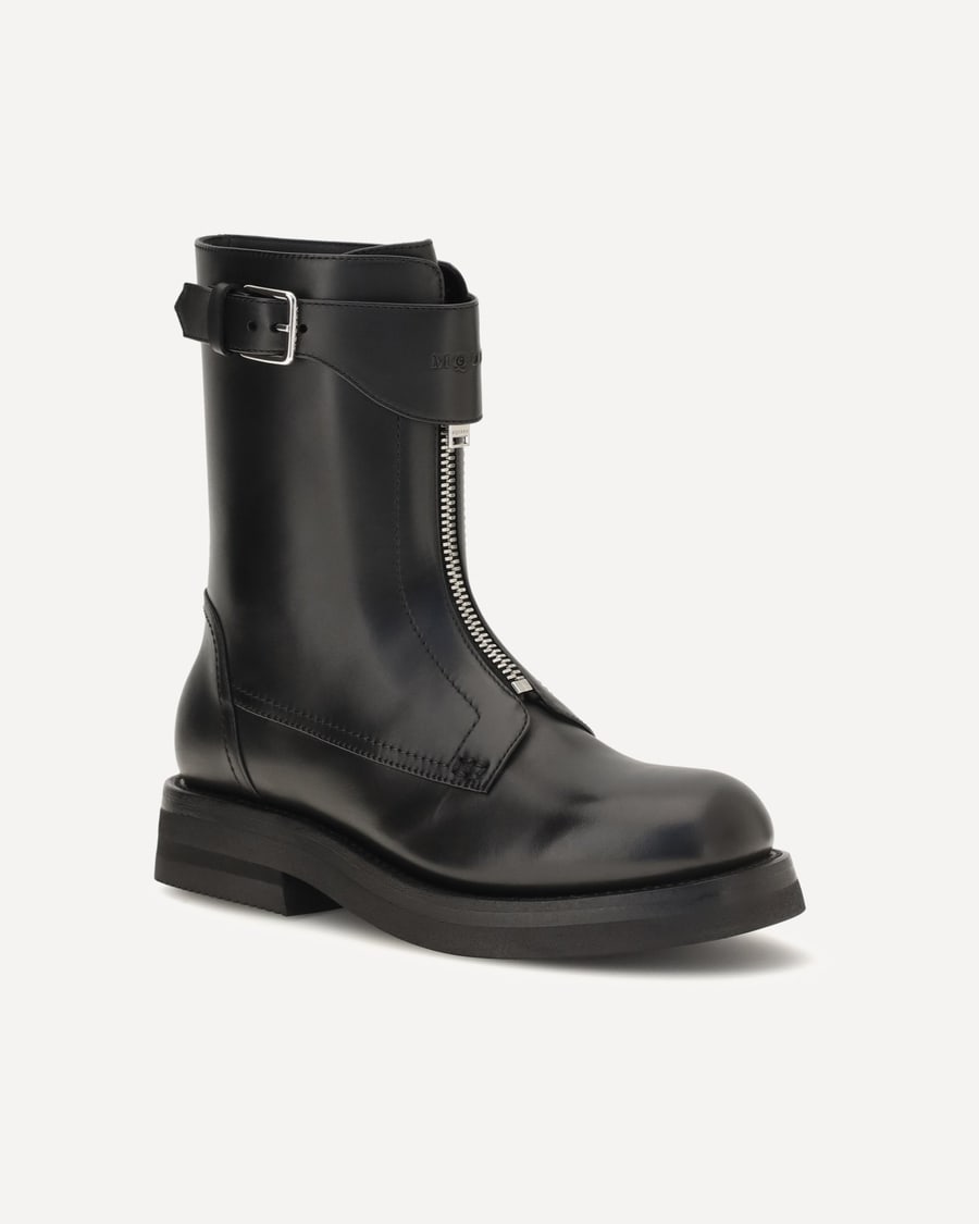 Alexander McQueen Leather Boots, view 4