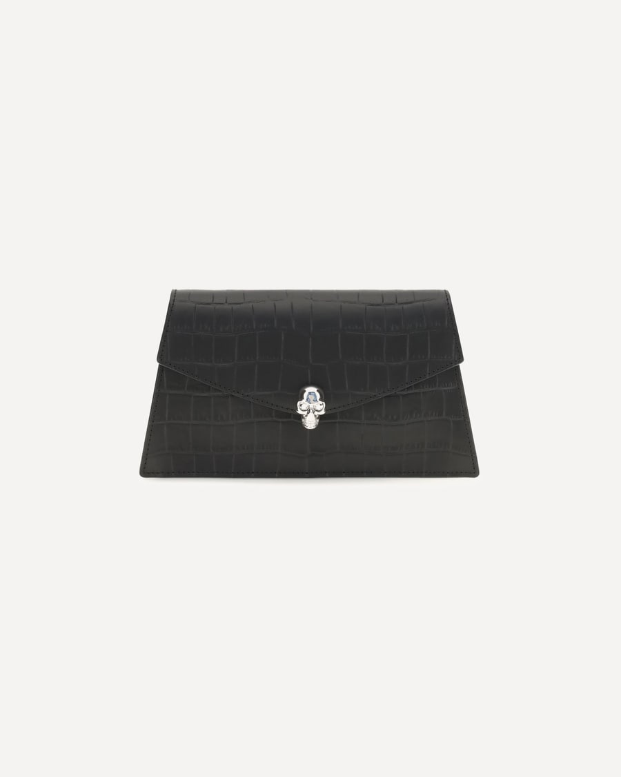 Alexander McQueen Mini Skull Clutch, view 3