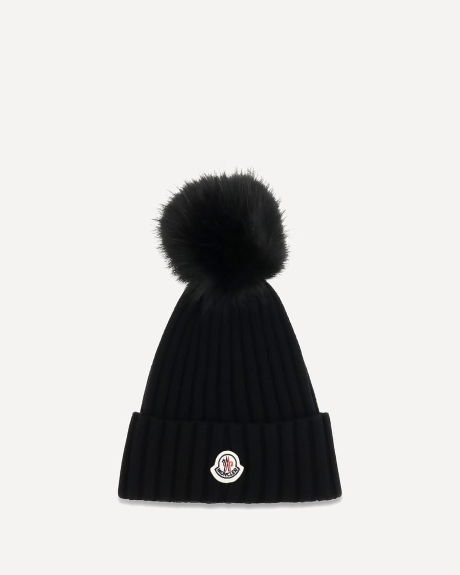 Moncler Wool Hat with pon pon
