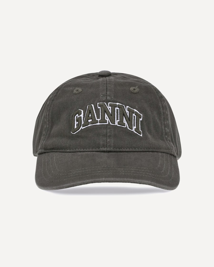 Ganni Logo Baseball Cap, view 3
