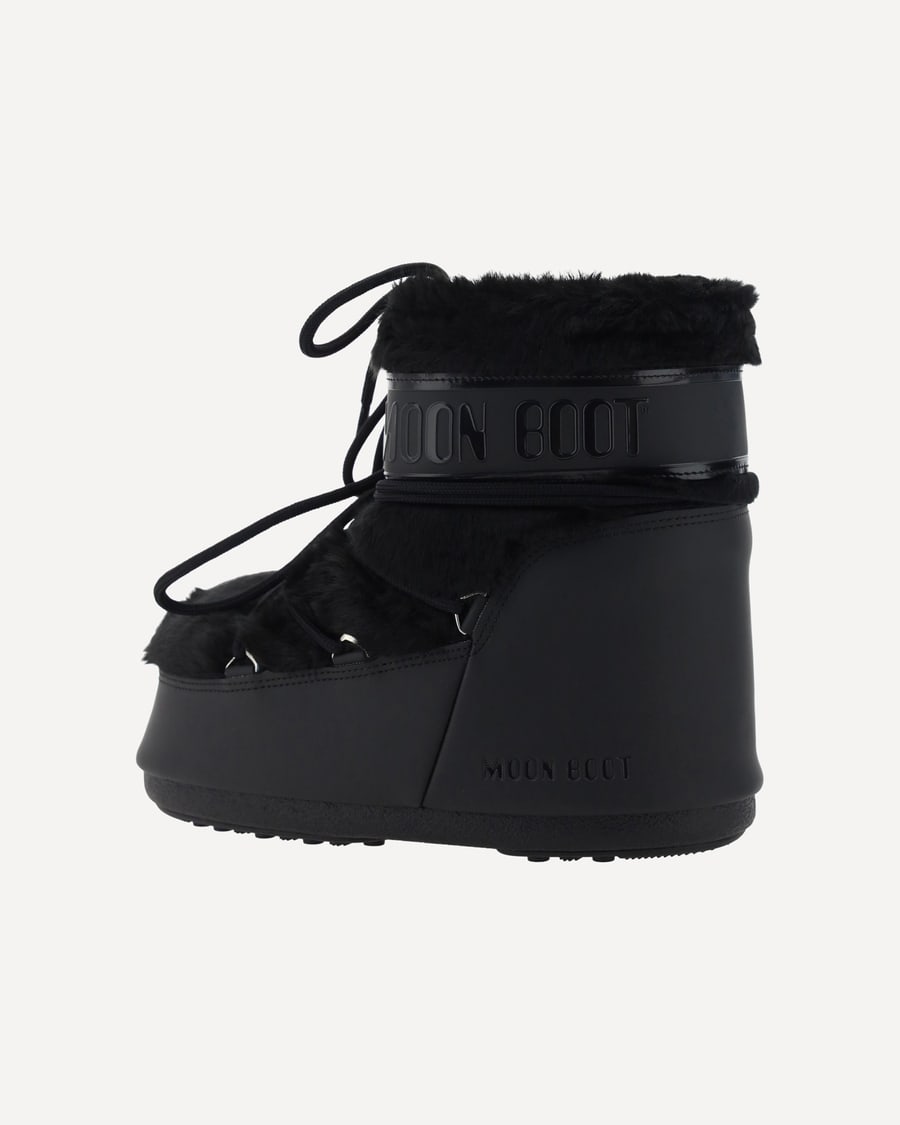MOON BOOT Icon Low Faux Fur Boots, view 5