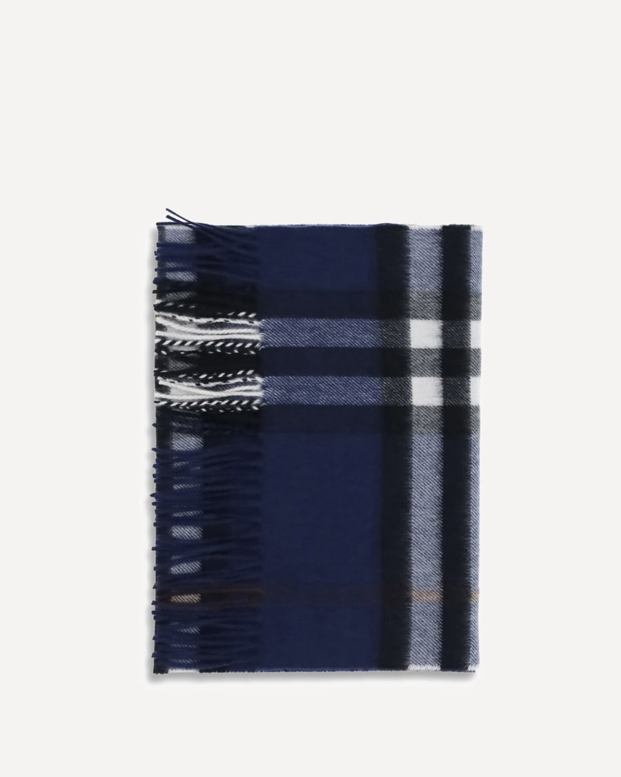 Burberry Cashmere Check pattern Scarf