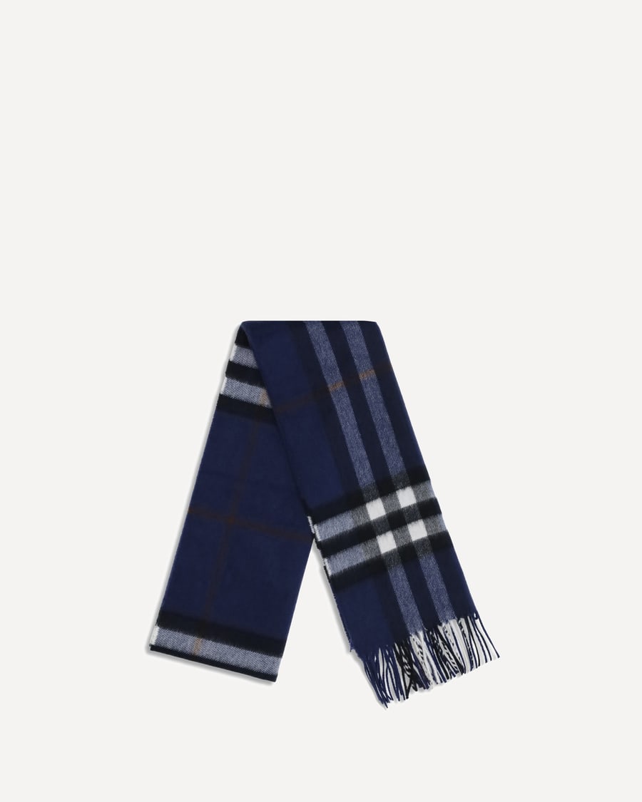 Burberry Cashmere Check pattern Scarf, view 2